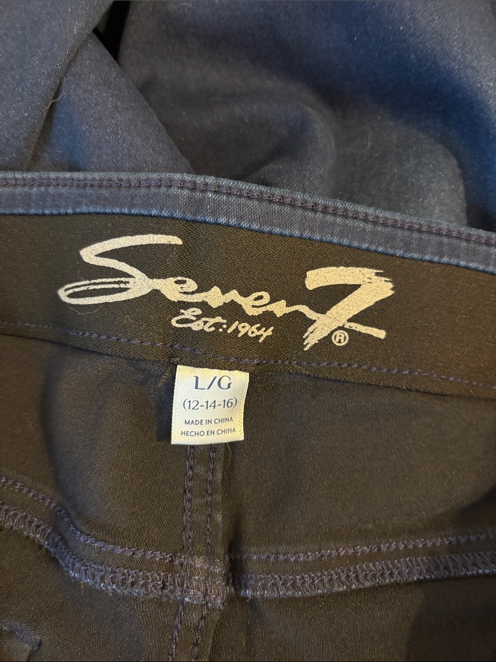 Seven7 Everlasting Flex High Rise Jeggings L (12-14-16) NWT - Picture 8 of 8